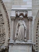 Paris - Notre Dame - Statue de la facade (2)